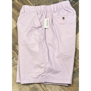 NWT Old Navy OG Chino Shorts Women's 9" inseam Dusky Lavender Stretch Size L